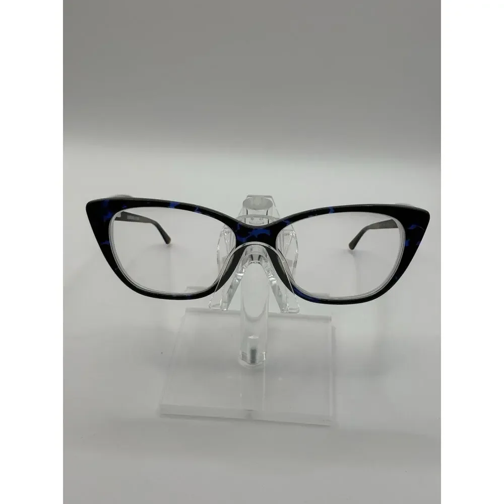 McQ Alexander McQueen MQ0109OP 003 Eyeglasses Blue Havana 51-15-140